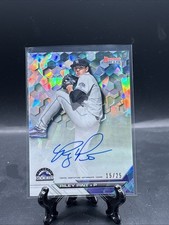 2016 Bowman's Best Riley Pint Prospect On Card Auto Autograph Atomic #15/25