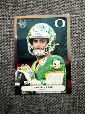 Dante Moore 2025 Bowman's Best U Football Chrome Showpieces BS-7 Oregon Ducks
