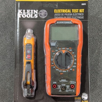 Klein Tools MM320 Multimeter & NCVT-3P Circuit Tester Digital Display LED Clip