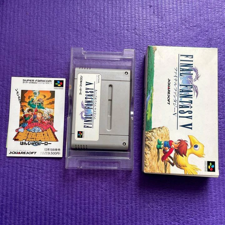 FINAL FANTASY V 5 Super Famicom SFC Japan Import SNES Complete SQUARE NTSC-J