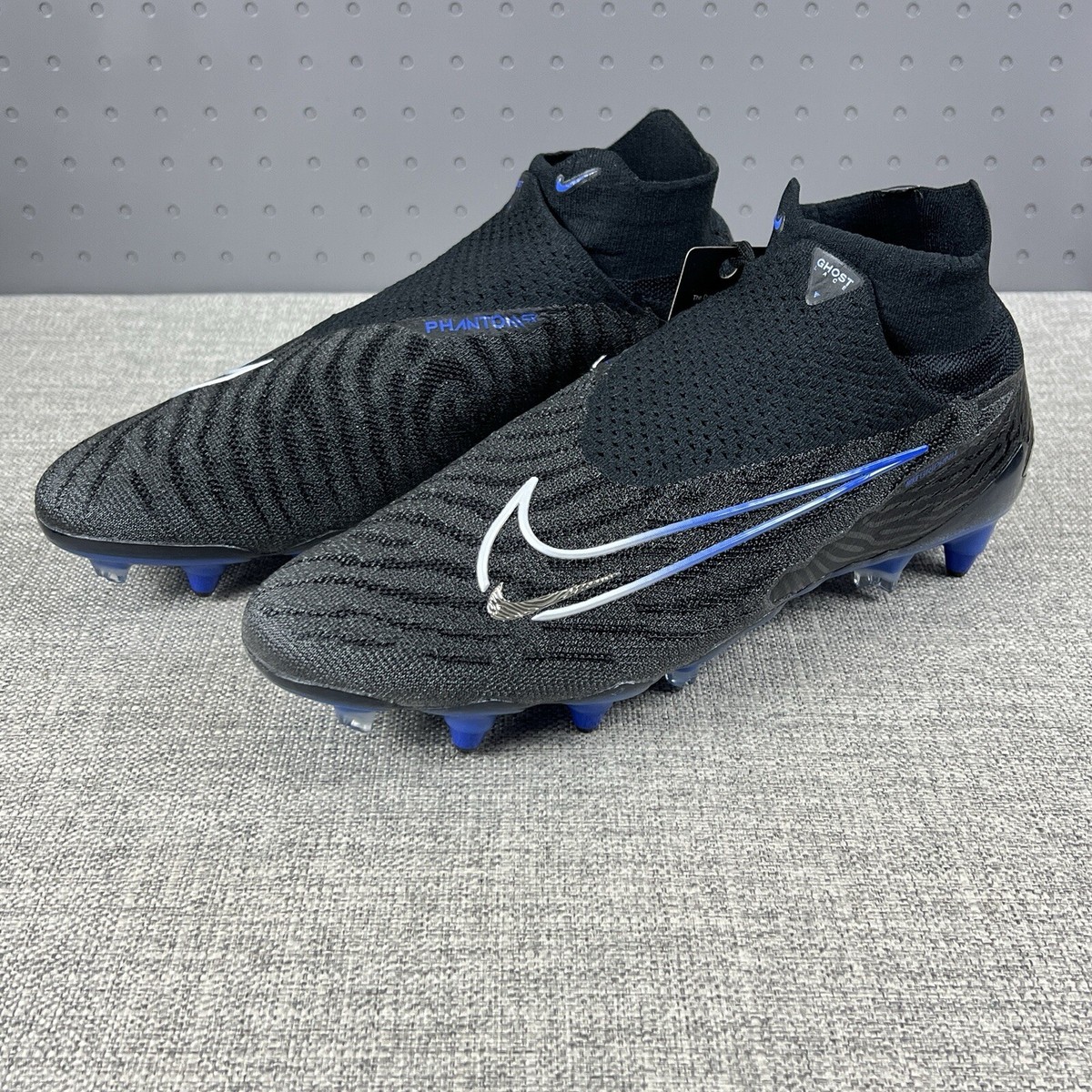 Nike Phantom GX Elite DF SG-Pro AC Black Chrome Blue (DD9444 040