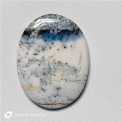 Piedra preciosa suelta cabujón ágata dendrita natural para joyería 50 quilates ME-10231 - Imagen 2 de 4