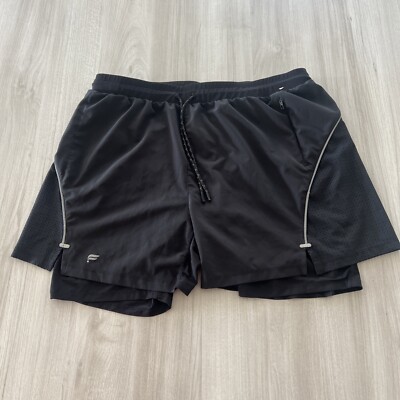 Red Fabletics The Kadence Short Mens Lined Size XLarge