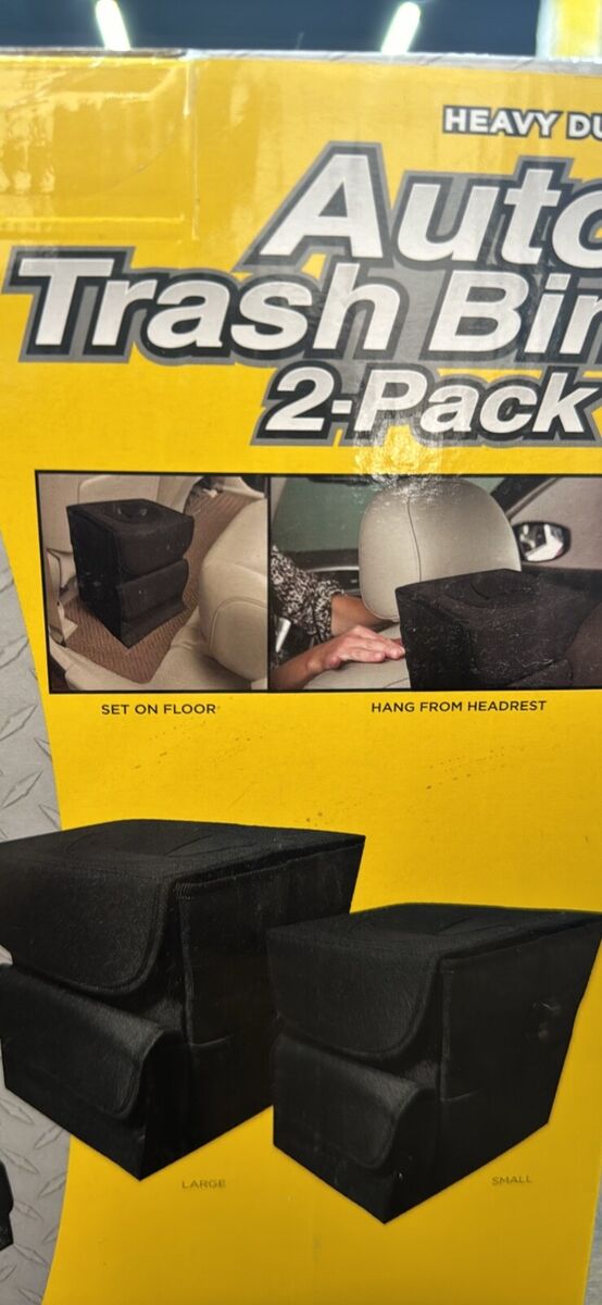 Cintog Automotive Auto Trash Bin Set, 2-pack Heavy Duty | eBay Cintog Automotive Auto Trash Bin Set, 2-pack Heavy Duty | eBay