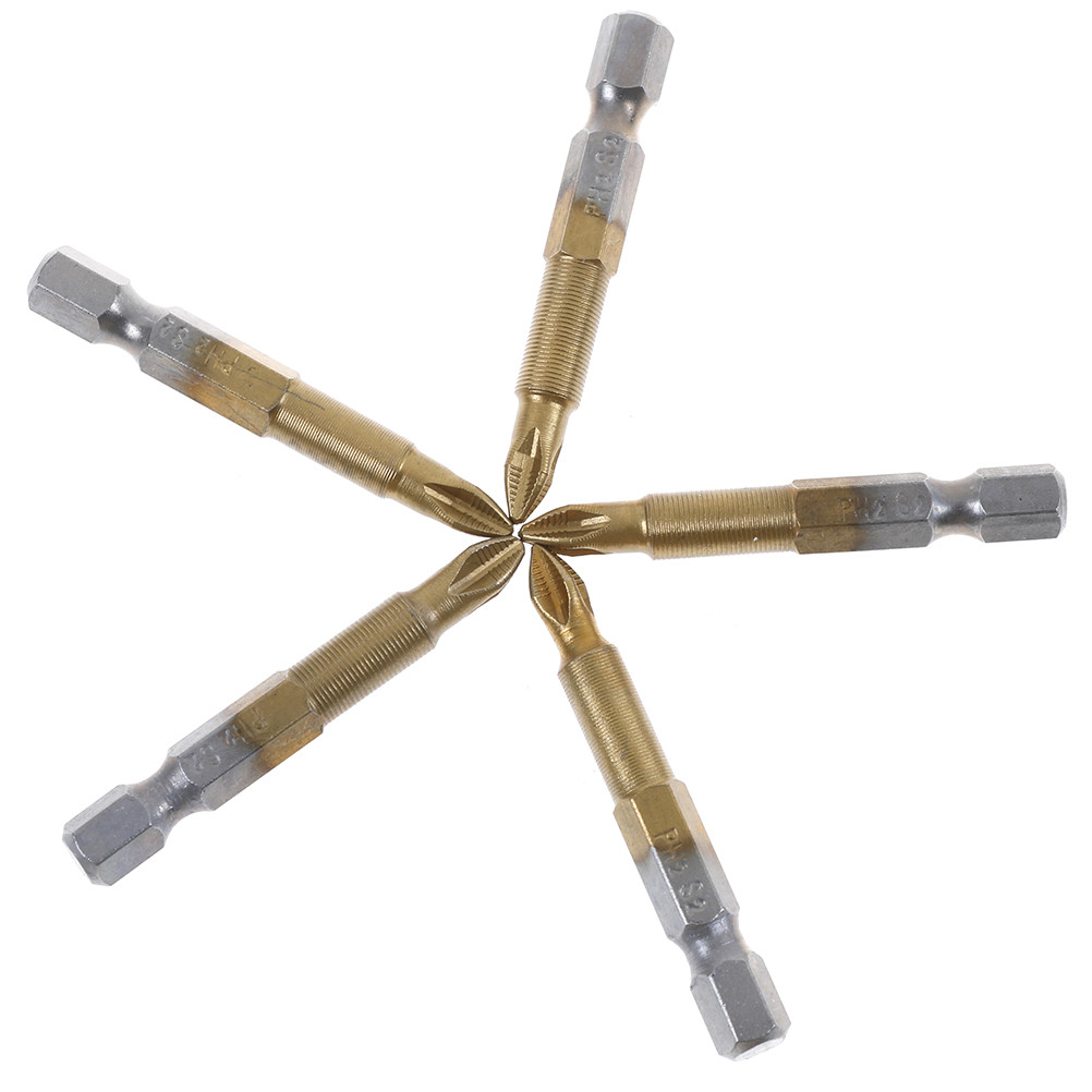 5durable Anti Slip Titanium Coated Hex Shank PH2 Electric Screwdriver 5durable-anti-slip-titanium-coated-hex-shank-ph2-electric-screwdriver