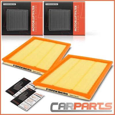2x Filtre à air Insert Pour Opel Astra F CC T92 Astra F Caravan Classic Kadett - Photo 1/4