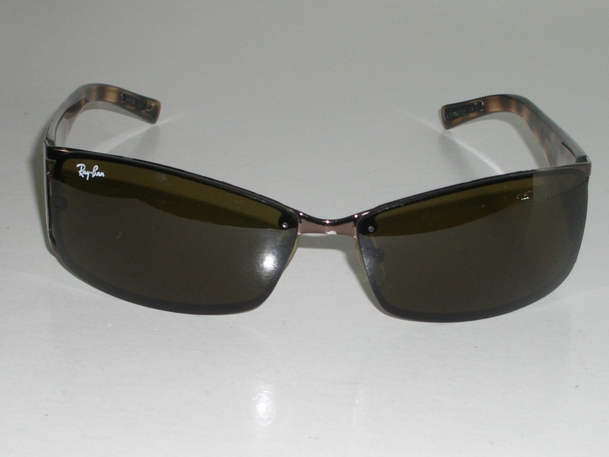 RAY BAN RB3394 014/73 62[]13 3N OLIVE BROWN LENS SLEEK WRAPS