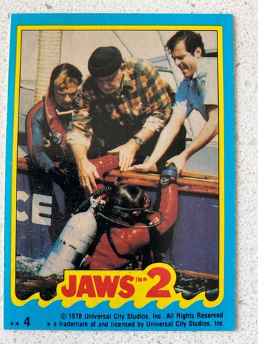 ( U SELECT CARDS ) 1978 Topps Jaws 2 CARDS &STICKERS🔽 all photos on! - Picture 14 of 207