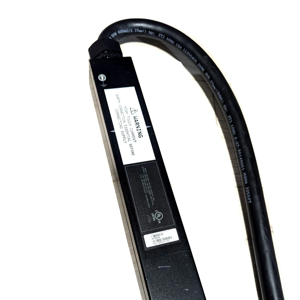APC AP8868 Metered PDU 2G 0U 35A 208V 3-PH (36x) C13 (6x) C19 Outlets CS8365 - Image 3 of 4