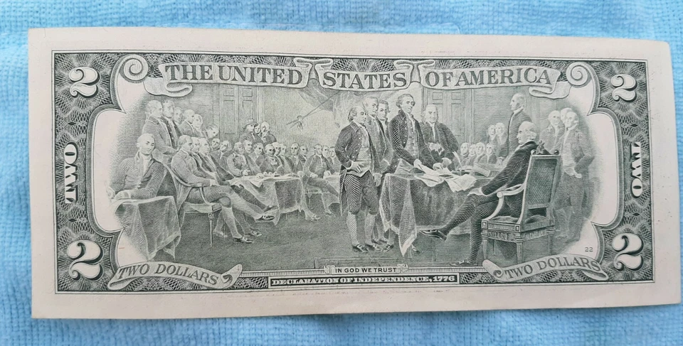 2003 Two dollar bill uncirculated  - Image 2 of 3