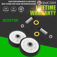 2Set 303373K Dryer Roller Wheel Drum Support Kit Fits for Maytag 12001541 312948
