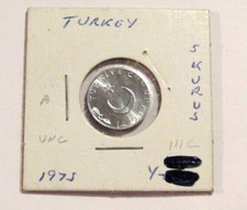 Turkey 1975 5 Kurus unc Coin