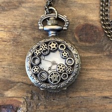 Pendant/Pocket Style Quartz Watch Gear Steampunk Designed