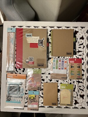 K&Company Smash DOODLE Book HUGE BUNDLE Glue Pen 8x10 Blank Book w NEW EXTRAS