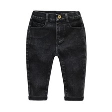 Toddler Boys Distressed Denim Jeans-Black, 18Months-5Years