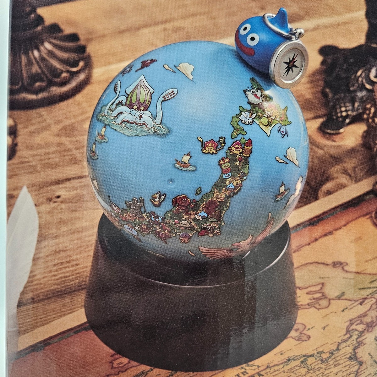 Dragon Quest Walk Walking Figure Suramichi Slime Mascot on Earth