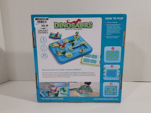 Dinosaurios Islas Místicas Puzzle Tablero Juego Inteligente Vástago de Aprendizaje - Imagen 5 de 6