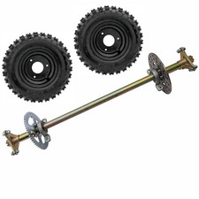 29" Rear Live Axle Wheels Hub Complete Kit For Go Kart Golf Cart ATV Buggy Quad