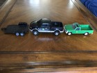 John Deere Ertl Pick Up Trucks (2) + Trailer — photo 3