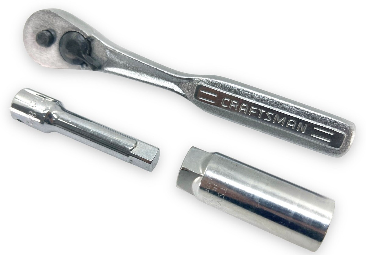Craftsman VG-43784 3/8” Ratchet & 43324 5/8” Spark Plug Socket