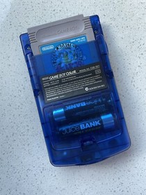Nintendo Gameboy Color Colour Game Boy BACKLIT IPS Q5 GBC Pok&eacute;mon 🔹BLASTOISE🔹