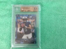 2015 Topps Chrome FOOTBALL Marcus Mariota RC BGS 9.5 Gem Blue Wave Refractor.
