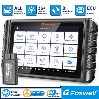 Automotive All System OBD2 Diagnostic ScannerTool TPMS Bidirectional Code Reader