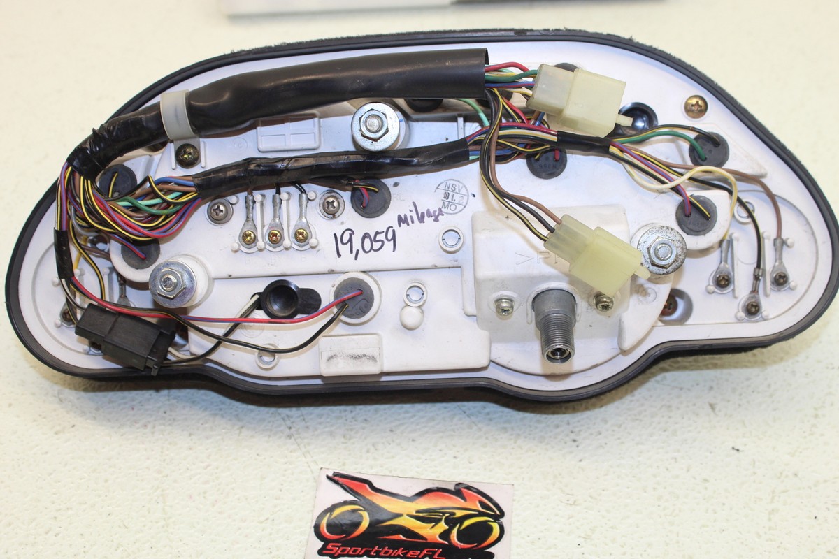 97-02 KAWASAKI NINJA ZX-6 ZX6 600 ZX600 SPEEDO TACH GAUGES DISPLAY