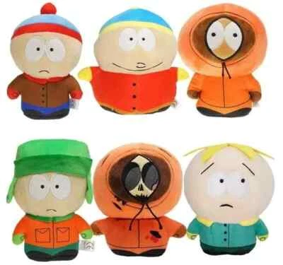 South Park Plush Cartoon Soft Toy Doll Cartman Stan Kenny Kyle & Butters