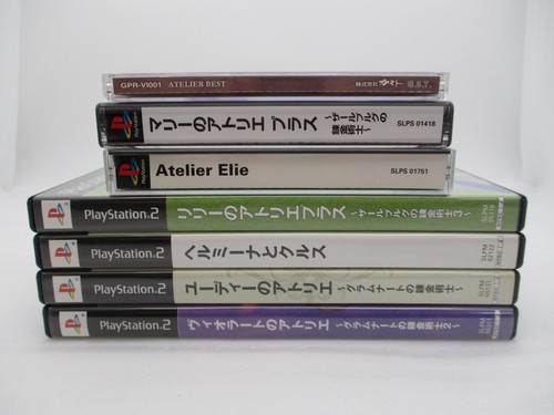 PS1 Atelier Marie Plus, Elie & PS2 ATELIER Lilie Plus, Judie, Viorate w/CD Japan - Picture 3 of 11