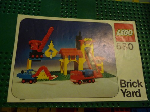 1974 Vintage Lego 580 Brick Yard - Complete minus 3 pieces w/manual. Good color - Picture 6 of 10