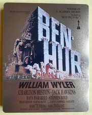 WILLIAM WYLER: BEN HUR (1959) - STEELBOOK BLU-RAY Ltd Ed UK Audio ITALIANO