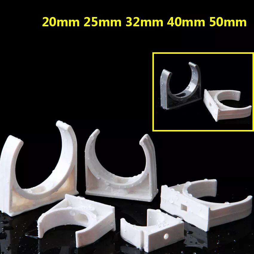 Plastic clamps for pvc clearance pipe