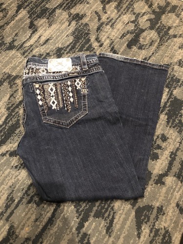 Womens Miss Me Easy Boot Jeans Size 36 