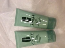 2x Clinique 7 Day Scrub Cream Rinse Off Formula 75ml Each New