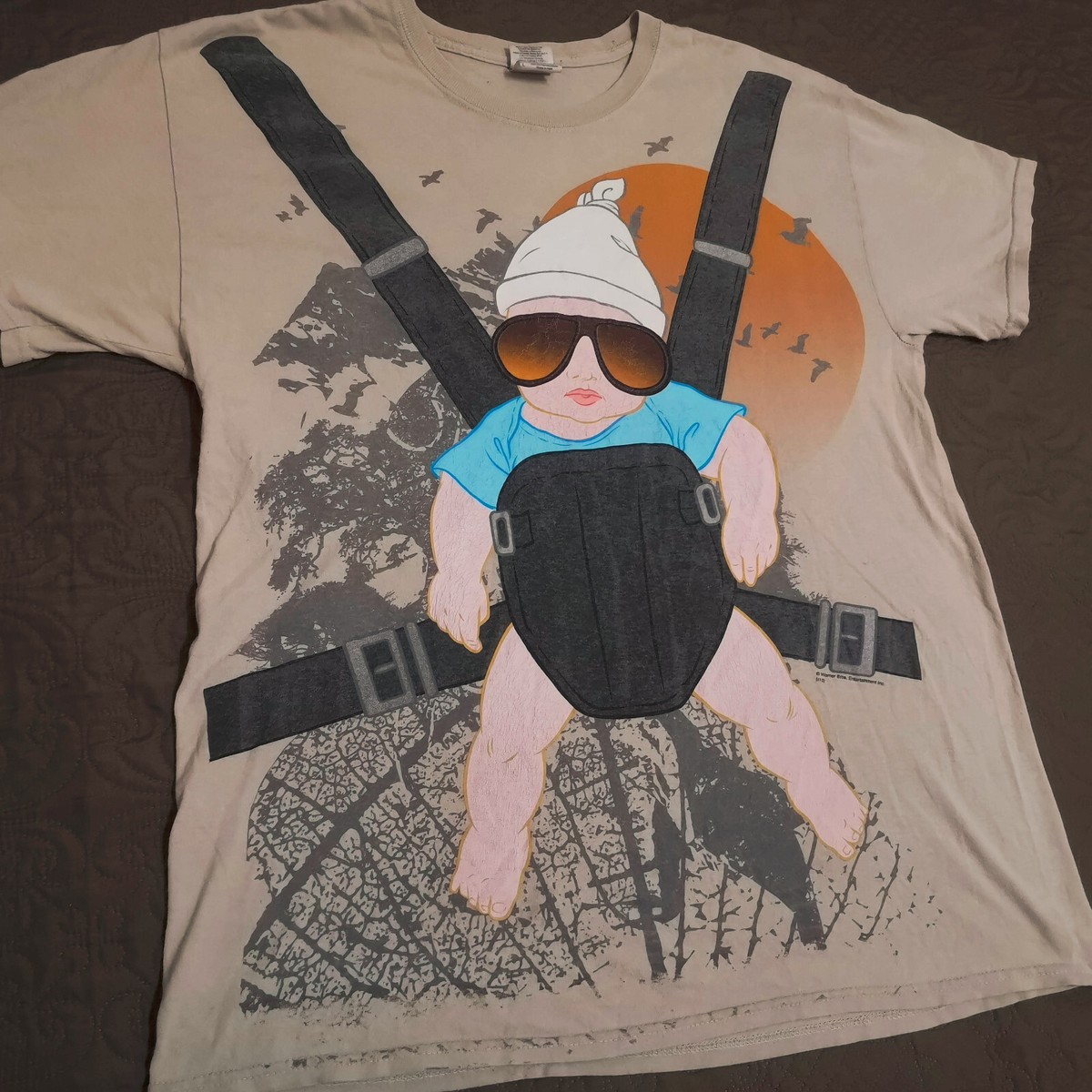 The Hangover Movie Promo T-Shirt Y2K 00s Baby Carlos Comedy Warner 