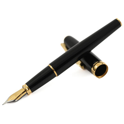 Diplomat Excellence A2 Fountain Pen Black Lacquer Gold