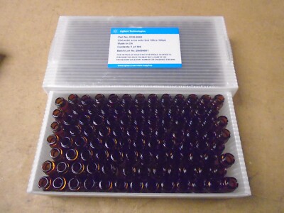 2 ml Schraubfläschchen - 100 Stück Braunglas NEU VERSIEGELT! SCHNELLER KOSTENLOSER VERSAND! UK