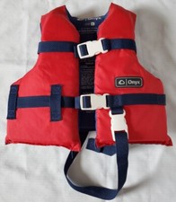 Onyx Child Life Vest Red  Child 20"-25" Chest 30-50 Lbs