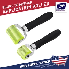 2 Set (L+S）Car Sound Deadener Installation Application Tool Rolling Wheel Roller