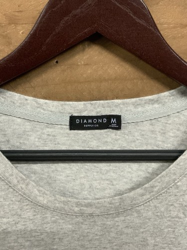 Diamond Supply Company T-Shirt Women's Medium Gray Diamond Forever Jesus Hands - Picture 5 of 7