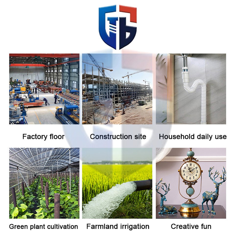 Clear PVC Plumbing Fittings Dark Straight Joint Water Pipe Connector