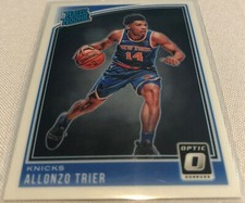2018-19 Donruss Optic Basketball Allonzo Trier New York Knicks rookie card #175