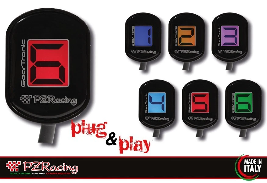 Indicador de engranaje PZRacing Zero Plug&Play TR24 TRIUMPH TIGER 1050 SIN ABS 2007-2014 Foto 2 de 3