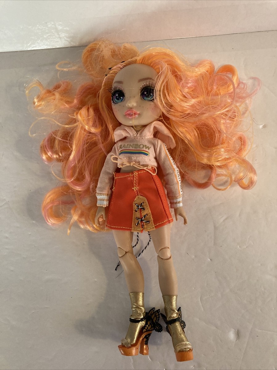 RAINBOW HIGH DOLL POPPY ROWAN ORANGE HAIR
