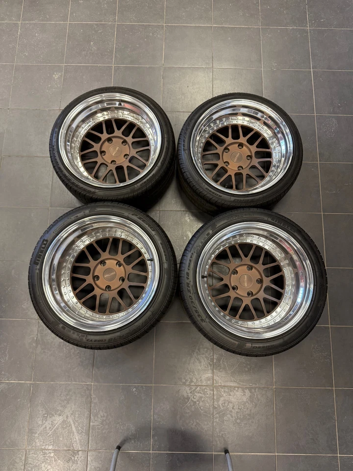 Ruedas de 3 piezas forjadas PUR LG01 18" para Porsche 911 - Especificaciones personalizadas - 964, 993, 996 RWB Foto 2 de 4