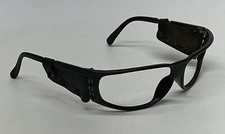 Vintage Rare Biker Style Sunglasses Frame, Leather Side Blinders, Frames Only