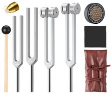 Sound Healing Tuning Fork Set - Tuning Forks for Chakra Alignment Stress Re...