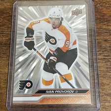 2023-24 Upper Deck #135 Ivan Provorov Outburst Silver