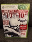 Batman: Arkham City  Game of the Year Edition (Microsoft Xbox 360, 2012)